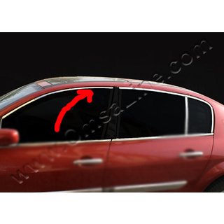 Logu augšējās apdares līstes (HB, 6 gab., nerūsējošais tērauds) Renault Megane III 2009–2016 foto 2
