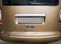 Volkswagen Caddy 2010–2015 Taisna aizmugurējā bampera uzlika (Omsa, nerūsējošais tērauds) Matēta foto 2