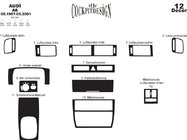 Audi A6 C5 1997–2001 Instrumentu paneļa uzlikas Titāns foto 3