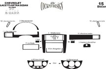 Chevrolet Lacetti 2003–2024 Instrumentu paneļa uzlikas Sedan (Meric) Piano melns foto 5