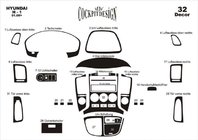 Hyundai H300, H1, Starex 2008–2020 Paneļa uzlikas (lielais komplekts) Titāns foto 2