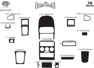 Opel Astra G Classic 1998–2012 Paneļa uzlikas Alumīnijs foto 9