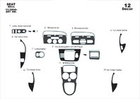 Seat Altea 2004–2015 Paneļa uzlikas (lielais komplekts) Alumīnijs foto 4