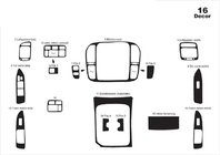 Toyota Land Cruiser 100 1998–2007 Paneļa uzlikas Alumīnijs foto 3