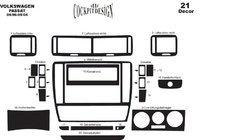 Volkswagen Passat B5 1997–2005 Paneļa uzlikas 96-04 Koks foto 5