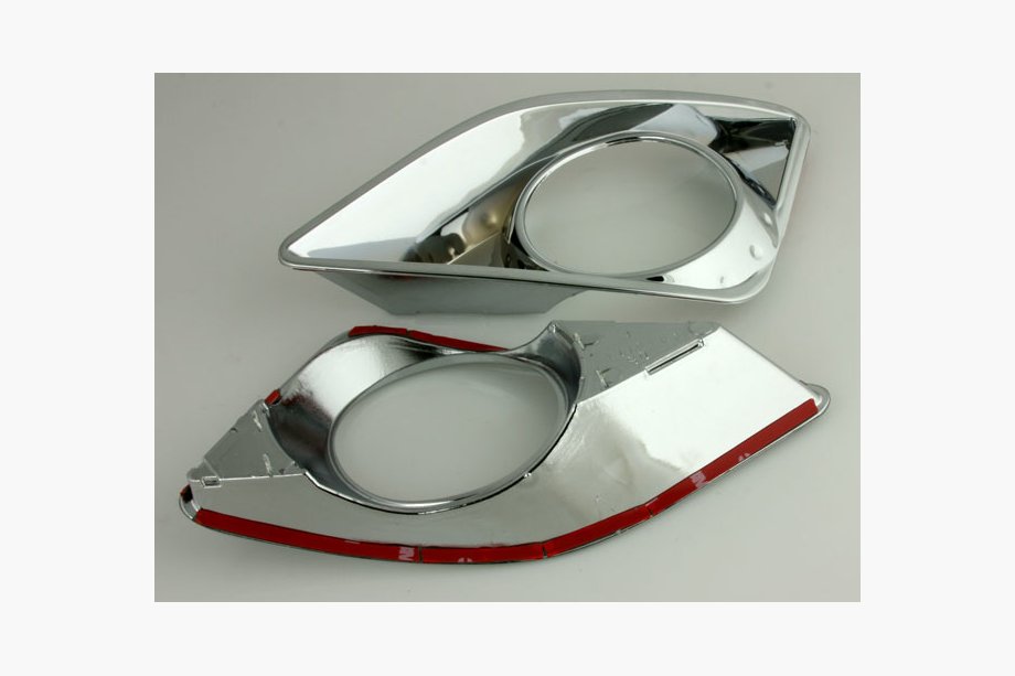 Toyota Corolla 2007–2013 Hromētas miglas lukturu uzlikas (2 gab., plastmasa) Foto 1
