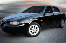 Alfa Romeo 156 1997–2007 Logu apmales līstes (nerūsējošais tērauds) foto 1