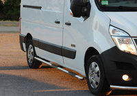 Renault Master 2011–2023 Sānu sliekšņu caurules BB002 (2 gab., nerūsējošais tērauds) foto 1