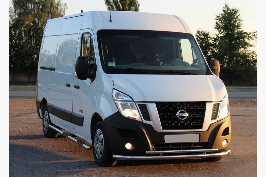 Renault Master 2011–2023 Priekšējais aizsargstienis ST016 (nerūsējošais tērauds) Image