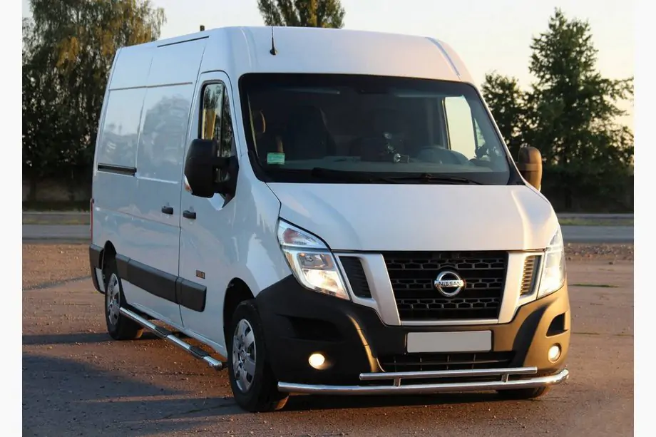 Opel Movano 2010–2021 Priekšējais aizsargstienis ST016 (nerūsējošais tērauds) Foto 1