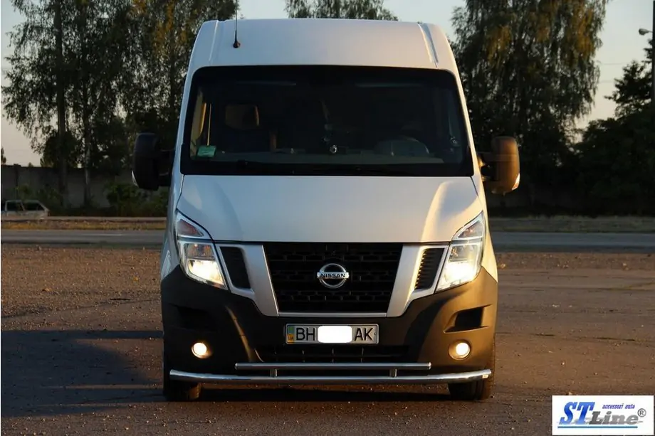 Opel Movano 2010–2021 Priekšējais aizsargstienis ST016 (nerūsējošais tērauds) Foto 2