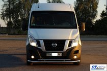 Renault Master 2011–2023 Priekšējais aizsargstienis ST016 (nerūsējošais tērauds) foto 2