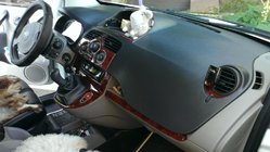 Renault Kangoo 2008–2020 Paneļa uzlikas Alumīnijs foto 3