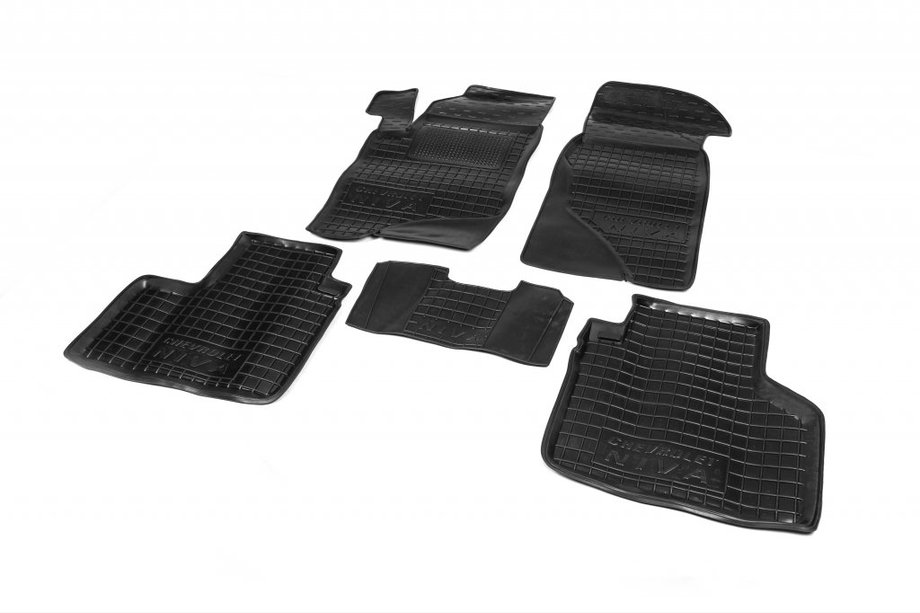 Chevrolet Niva 1998–2020 Gumijas paklājiņi ar augstu malu (Autogumm) Image