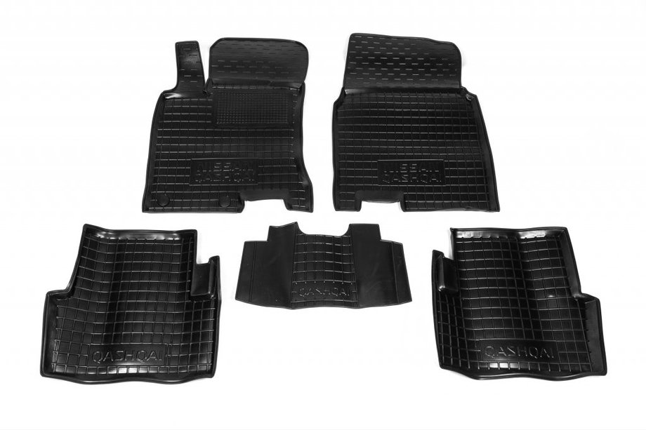 Nissan Qashqai 2007–2010 Gumijas paklājiņi ar augstu malu (Autogumm) Image