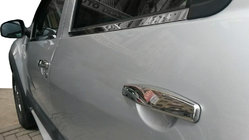 Renault Duster 2008–2017 Durvju rokturu uzlikas (4 gab., nerūs.) Carmos – turku nerūsējošais tērauds foto 7