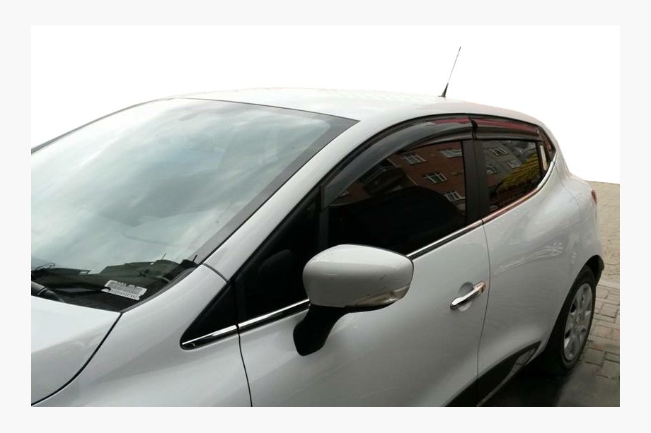 Renault Clio IV 2012–2019 Logu vēja deflektori HB (4 gab., Sunplex Sport) Image