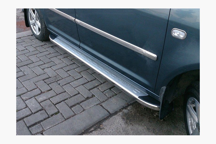 Volkswagen Caddy 2004–2010 Sānu kāpšļi Omsa MSline (2 gab., alumīnijs) Image
