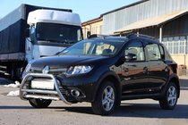 Renault Sandero 2013–2022 Priekšējā aizsargloka WT006 (nerūsējošais tērauds) foto 4