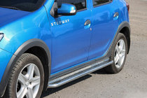 Renault Sandero 2013–2022 Sānu pakāpieni KB001 (nerūsējošais tērauds) foto 1