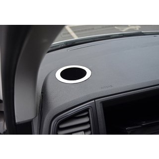 Dzērienu turētāja uzlika (2 gab., nerūsējošais tērauds) Volkswagen T6 2015–2024 foto 2