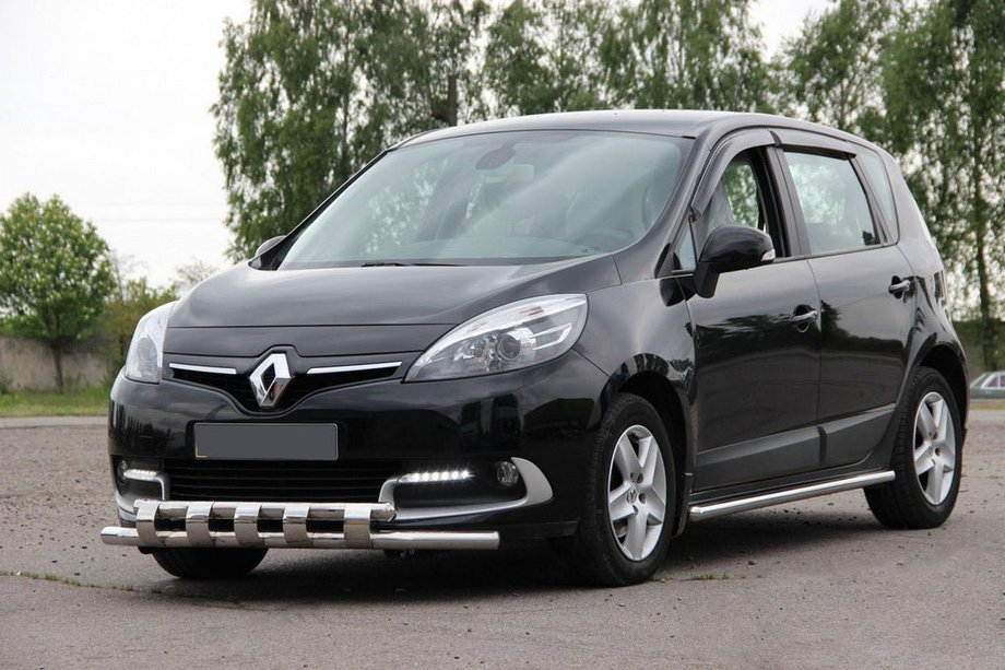 Renault Scenic/Grand 2009–2016 Priekšējā aizsargstanga ST015 (nerūsējošais tērauds) Image