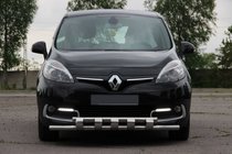Renault Scenic/Grand 2009–2016 Priekšējā aizsargstanga ST015 (nerūsējošais tērauds) foto 2