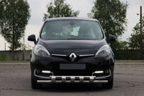 Renault Scenic/Grand 2009–2016 Priekšējā aizsargstanga ST015 (nerūsējošais tērauds) foto 3
