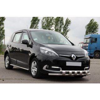 Priekšējā aizsargstanga ST015 (nerūsējošais tērauds) Renault Scenic/Grand 2009–2016 foto 4