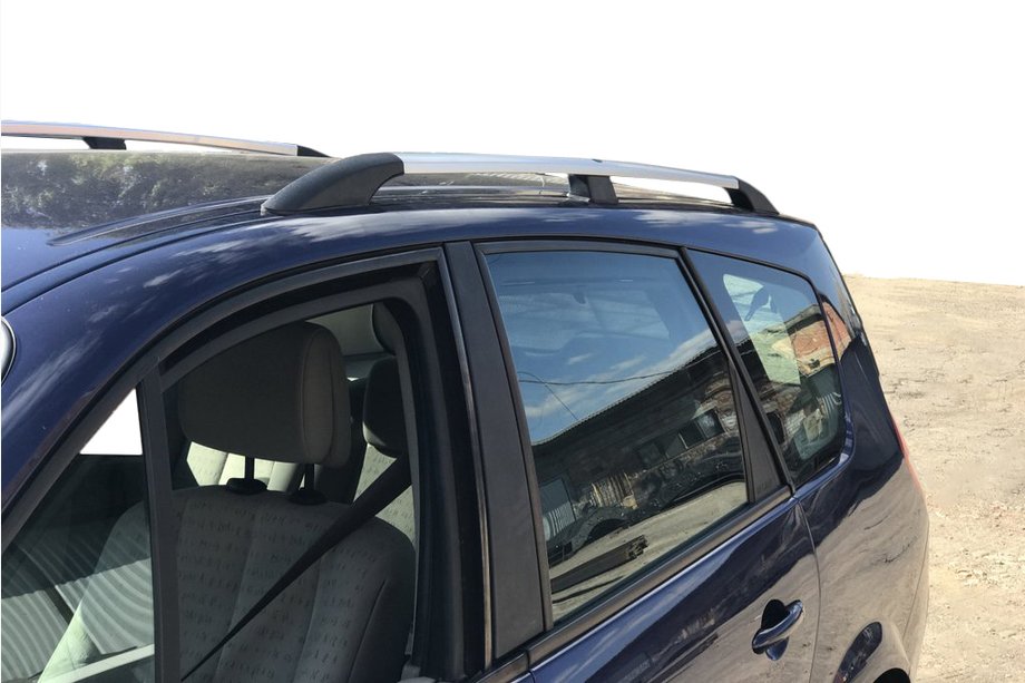 Renault Scenic/Grand 2003–2009 Hromēti jumta reliņi (2 gab.) Image