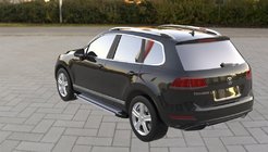 Volkswagen Touareg 2010–2018 Sānu pakāpieni Rainbow (2 gab., alumīnijs) foto 2