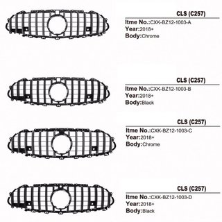 Priekšējā radiatora reste (2005-2008, Diamond Silver) Mercedes CLS C219 2004–2010 foto 3