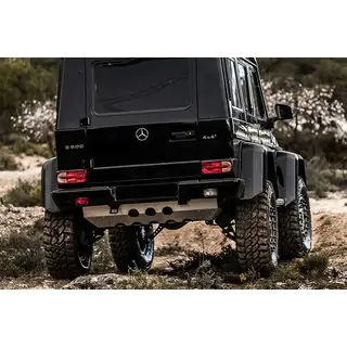 Aizmugurējā bampera aizsargs (degvielas tvertnes) Mercedes G class W463 1990–2018 foto 1