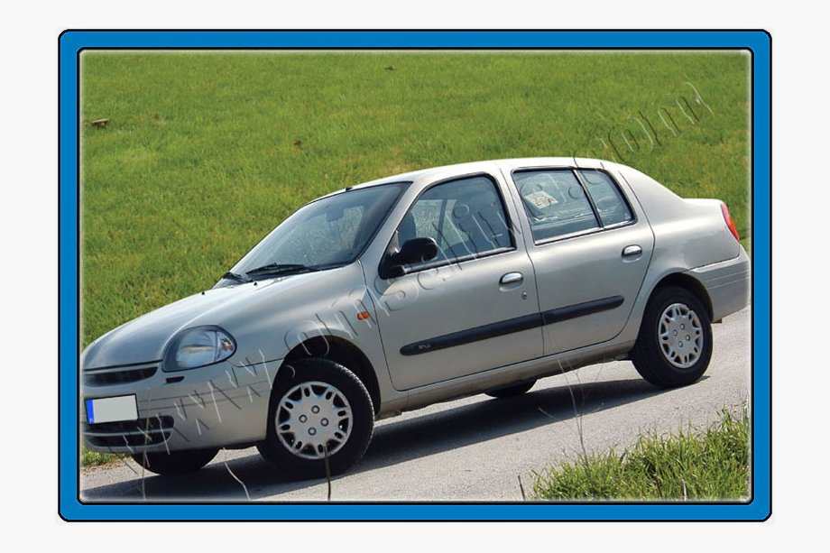 Renault Symbol 1999–2008 Durvju rokturu uzlikas (nerūsējošais tērauds) 4 gab., OmsaLine – itāļu nerūsējošais tērauds Foto 6