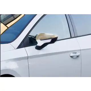 Spoguļu uzlikas (2 gab., nerūsējošais tērauds) Seat Leon 2013–2020 foto 3