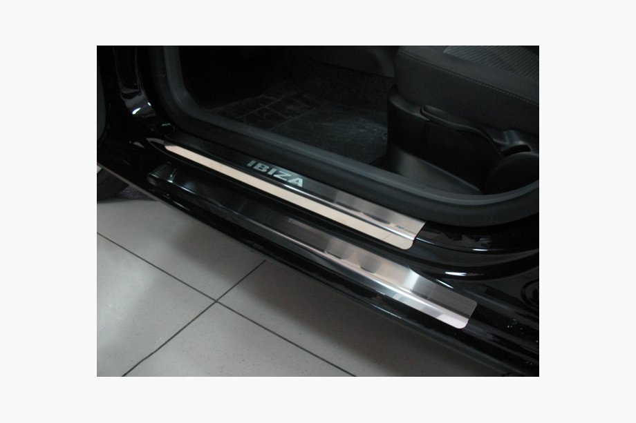Seat Ibiza 2010–2017 Durvju sliekšņu uzlikas Nataniko (8 gab., nerūsējošais tērauds) Image