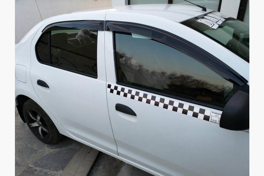 Dacia Sandero 2013–2020 Logu vēja deflektori (4 gab., Niken) Image