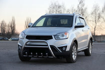 SsangYong Korando 2010–2019 Bullbar WT003 (nerūsējošais tērauds) foto 1