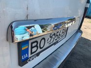 Nissan NV300/Primastar 2016– Līste virs numura zīmes (nerūsējošais tērauds) OmsaLine – itāļu nerūsējošais tērauds foto 12