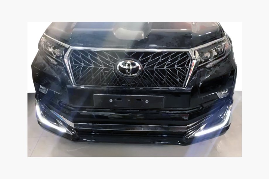 Toyota Land Cruiser Prado 150 2009–2023 Priekšējā un aizmugurējā bufera uzlikas Modelista V3-LED (2017-) Foto 4