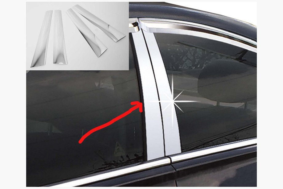 Kia Picanto 2004–2011 Hromēta plēve statņiem Image