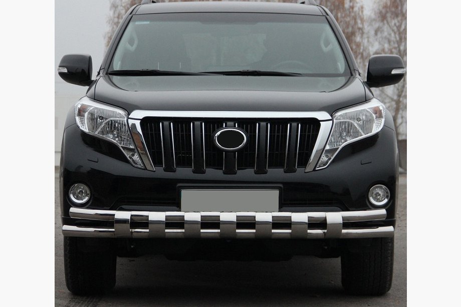 Toyota Land Cruiser Prado 150 2009–2023 Priekšējais aizsargstienis ST016-2 (nerūsējošais tērauds) Image