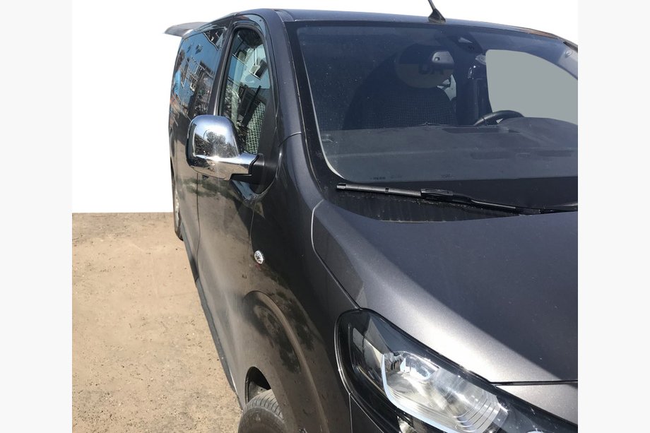 Opel Vivaro 2019– Sānu spoguļu uzlikas (2 gab., plastmasa) Melns hroms Image