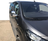 Opel Vivaro 2019– Sānu spoguļu uzlikas (2 gab., plastmasa) Melns hroms foto 1