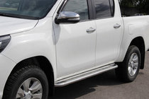 Toyota Hilux 2015– Sānu pakāpieni KB001 (nerūsējošais tērauds) foto 1