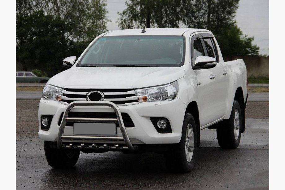 Toyota Hilux 2015– Priekšējais aizsargstienis QT008 (nerūsējošais tērauds) Image