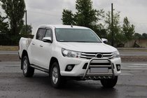 Toyota Hilux 2015– Priekšējais aizsargstienis QT008 (nerūsējošais tērauds) foto 3