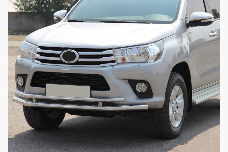 Toyota Hilux 2015– Priekšējais aizsargstienis ST018 (nerūsējošais tērauds) Image