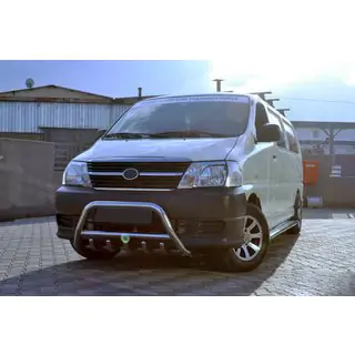 Priekšējais bullbar WT003 (nerūsējošais tērauds) foto 2