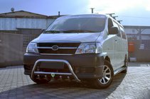 Toyota HiAce Priekšējais bullbar WT003 (nerūsējošais tērauds) foto 2